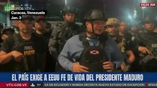 Venezuelan Interior Minister Speaks After Airstrikes