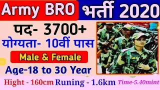 BRO Multi Skilled Worker Recruitment 2020.