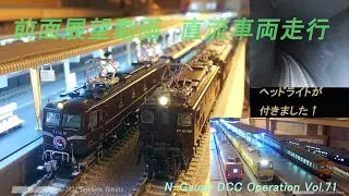 N-Gauge DCC Operation Vol.71 / 前面展望 ゴハチ61踊り子等走行／初のヘッドライト点灯