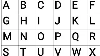 Full English letter alphabets !!!