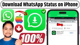 iPhone Me WhatsApp Status Kaise Download Kare |  How to Download Someone's WhatsApp Status on iPhone