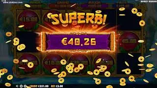 Example of the slot machine called Monkey Warrior