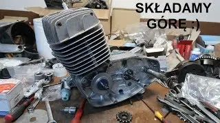 #9 - Remont silnika WSK 175 / SHL M17 Gazela | Tłok + pierścienie, cylinder, głowica