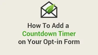 How To Add a Countdown Timer on Your Opt-in Form