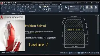 Area Command in AutoCAD || Plot Area Calculation in AutoCAD #Areacommand #A4Alpha #AutoCAD