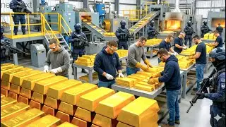 ​How Rocks Become 24K Gold Bars: Inside a Mega Refinery
