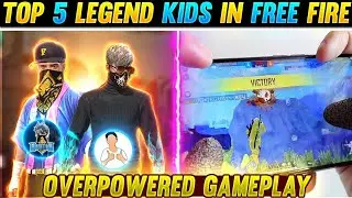 दुनिया के 5 सबसे खतरनाक Free Fire Kids Players |Top 5 Fastest Kids Players Of Free Fire
