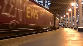 EWS 66070 Coal Train passing Newcastle
