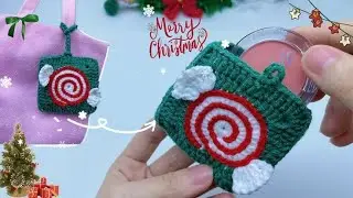 Crochet Granny Candy Pouch 🍬 | Easy DIY Gift Bag Tutorial ll