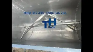 Máy trộn nguyên liệu ẩm 40%, Máy trộn bột, cám, gạo đa năng. Máy trộn nằm ngang 5 tạ - 7 tạ/mẻ