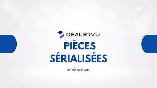 DealerVu   pi&egrave;ces s&eacute;rialis&eacute;es