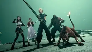 FINAL FANTASY VII REMAKE - Whisper Harbinger Boss Fight & Facing Sephiroth CGI Cutscene (60fps HDR)