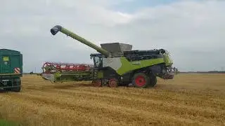 Gerstenernte bei der M&uuml;lsener Marktfrucht & Milchgut GmbH| Landwirtschaft in deutschland teil 6