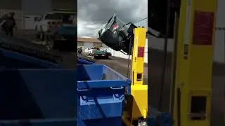 Hardy Lean Solutions - GoLift Dumping Into Dumpster (Waste Management)