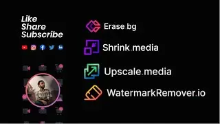 Photo reducer, Upscaler, Background remover
