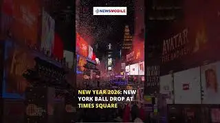 New Year 2026  New York ball drop at Times Square