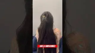 Half up half down hairstyle!! #shortvideo #modernlook #hairstyle #trending #goesviral #tutorial