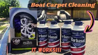 How to Clean Boat Carpet | Deep Clean & Fluff Restoration with Shaving Cream Hack
