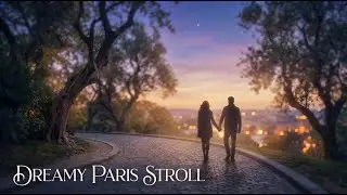 Parisian Park Sleep Story | Gentle Evening Stroll & Rain