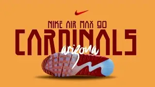 Nike Air Max 90 &laquo;Arizona Cardinals&raquo; 2025 | Стиль игрового дня и классический комфорт!