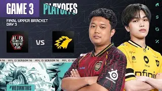 ALTER EGO vs ONIC | Playoffs Day 3 | Game 3 | #MPLIDS16