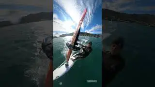 Windsurfing session in Port de la Selva  (26 Octubre 2025) with 4,7 & 87 L.
