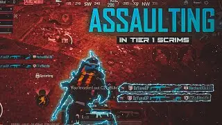 Assualting In Tier1 Scrims | 24kGolden-Mood❤️ | PubgMobile Montage
