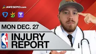 NBA DFS Injury Report Today: Kevin Durant Injury News Updates, & DraftKings & FanDuel Lineups 12/27