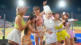 Rakuten Girls 樂天女孩中場舞《Big Dream》禹菡、凱伊、孟潔、筠熹、阿布舞、苡萱｜20241013｜Rakuten Monkeys #cheerleader