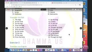 How to learn Pali? What is Pali? #PALI101 - #PaliForBeginners - #LEVEL1 - #Week8 - #DhammaUSA