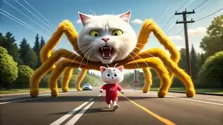 🐱💥 The Cat Who Got Super Spider Powers! 🕷️⚡ | AI Animated Story