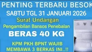 SIAPKAN 3 BERKAS INI BESOK SABTU UNTUK PENGAMBILAN PENEBALAN BERAS 40 KG MELALUI PT POS ?