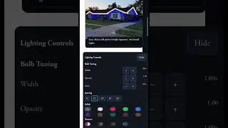 Free Christmas light mockup design tool on grants outdoor website