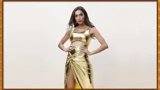 Gold Metallic Dress