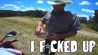 Motorcycle vs Texas Constable - Almost ARRESTED!!