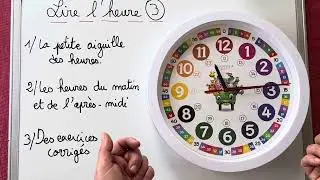 Primaire - apprendre à lire l’heure 3@LescoursdeSandra