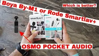 Boya BY M1 vs Rode Smartlav Plus - Tested with Osmo Pocket