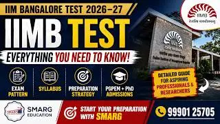 IIMB Test 2025-2026 #phd_iim #iimbangalore #PGPEM_IIMB