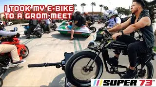 I Took My E-bike To A Grom Squad Meet !!!