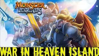 Monster Legends | War In Heaven Island | Remiel, Ragnael, Azuriel | NEW Celestial Trait