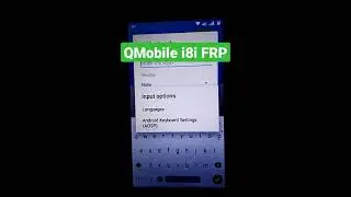 Qmobile i8i #frpbypass