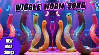 Wiggle Worm Song 🐛 | Fun Kids Sing & Dance