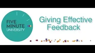 Lesson 9 Giving Effective Feedback
