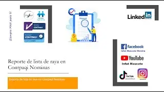 Stripe list report in Contpaqi Payrolls
