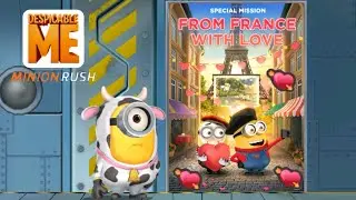 Minion rush From France with Love new special mission Romantic minion soon gameplay ios android