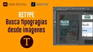 Retype: Detecta tipografías desde imágenes en segundos 🔎 | Adobe Illustrator 2025