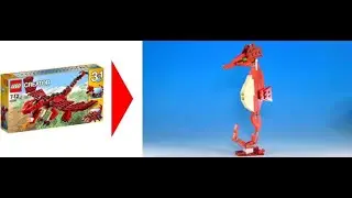 Sea horse remade of LEGO  31032