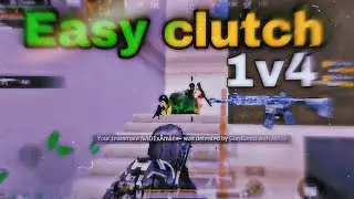 1v4 easy clutch with m416😏 Bgmi gameplay #bgmi #pubgmobile #jonathan  recording in m30s