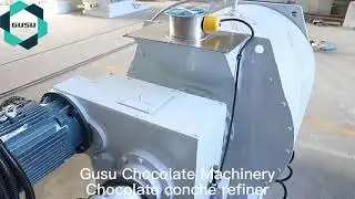 Chocolate conche refiner