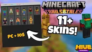 Minecraft TRAILS AND TALES skin pack 1.20 (PC+IOS)